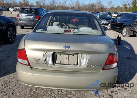 2000 Nissan Sentra Base z USA, uszkodzony, nr VIN 3N1CB51D6YL345881